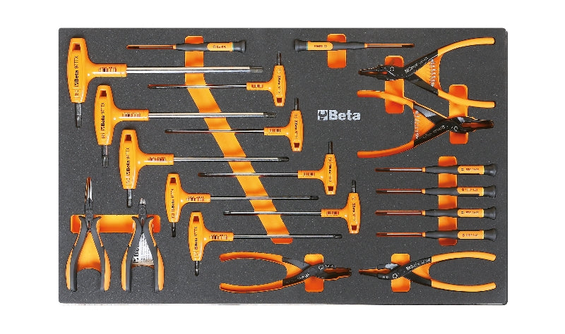 M62-SOFT THERMOFORMED TRAY WITH 21 TOOLS