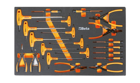 M62-SOFT THERMOFORMED TRAY WITH 21 TOOLS