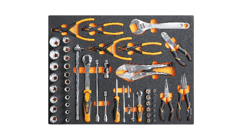 MB37-SOFT THERMOFORM. TRAY WITH 52 TOOLS