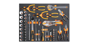 MB37-SOFT THERMOFORM. TRAY WITH 52 TOOLS