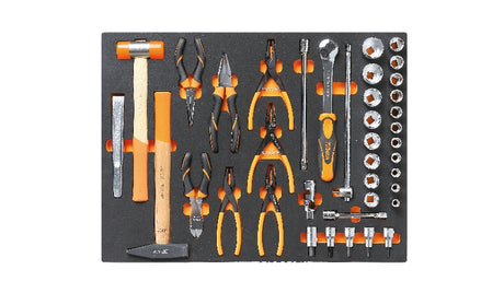 MB39-SOFT THERMOFORM. TRAY WITH 39 TOOLS
