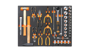 MB39-SOFT THERMOFORM. TRAY WITH 39 TOOLS