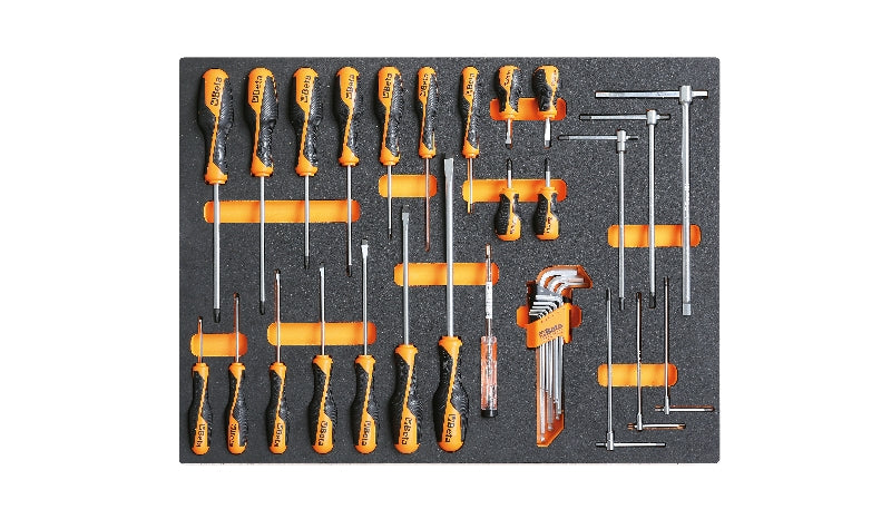 MB44-SOFT THERMOFORM. TRAY WITH 34 TOOLS