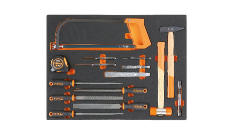 MB59-SOFT THERMOFORM. TRAY WITH 15 TOOLS
