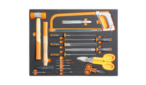 MB58-SOFT THERMOFORM. TRAY WITH 17 TOOLS