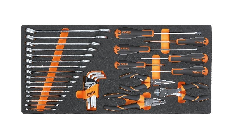 MC10-SOFT THERMOFORM. TRAY WITH 34 TOOLS