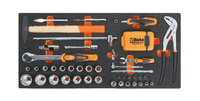 MC20-SOFT THERMOFORM. TRAY WITH 74 TOOLS