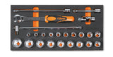 MC21-SOFT THERMOFORM. TRAY WITH 24 TOOLS