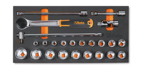 MC21-SOFT THERMOFORM. TRAY WITH 24 TOOLS