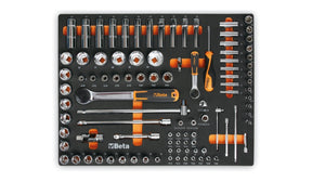 MM100-SOFT THERMOFORM.TRAY WITH 98 TOOLS