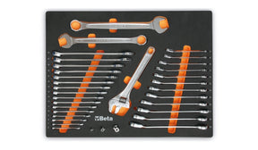 MM26-SOFT THERMOFORM. TRAY WITH 34 TOOLS