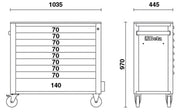 2400 RSC24/PC-A-PAPER ROLL HOLDER