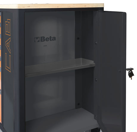 RSC24L-CAB/O-MOB.ROLLER CAB 7DR.+CABINET