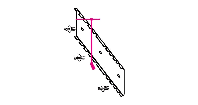 S952/10-SUPPORTS FOR 10 T-HANDLES