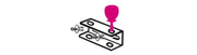 SGN-SUPPORTS FOR 2 MINI SCREWDRIVERS