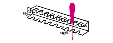 S1203/8-SUPPORTS FOR SCREWDRIVERS