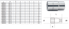 920BL Long Bi-Hex Hand Socket