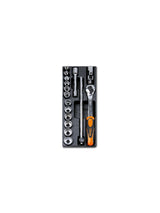 T102-HARD THERMOFORM. TRAY WITH 16 TOOLS