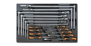 T164-HARD THERMOFORM TRAY WITH 16 TOOLS