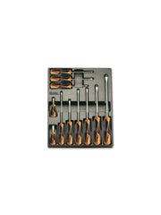 T167-HARD THERMOFORM. TRAY WITH 11 TOOLS