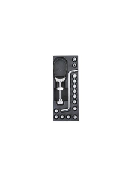 T264-HARD THERMOFORM. TRAY WITH 16 TOOLS