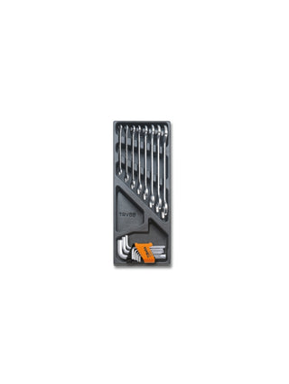T34-HARD THERMOFORMED TRAY WITH 17 TOOLS