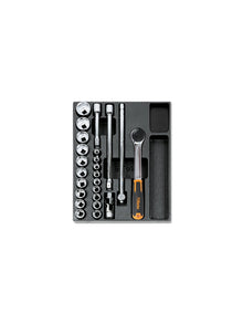 T83-HARD THERMOFORMED TRAY WITH 24 TOOLS