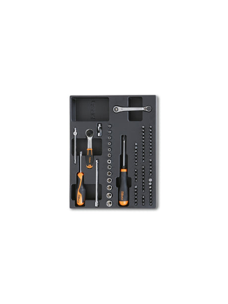 T85-HARD THERMOFORMED TRAY WITH 81 TOOLS