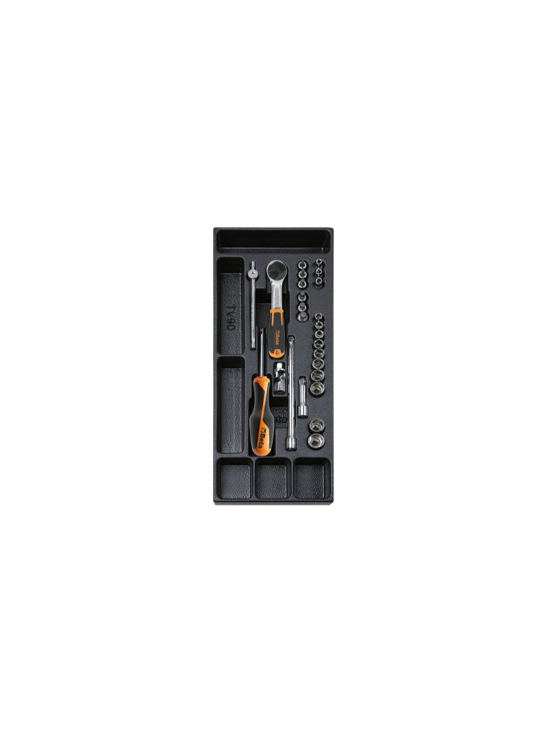 T91-HARD THERMOFORMED TRAY WITH 25 TOOLS