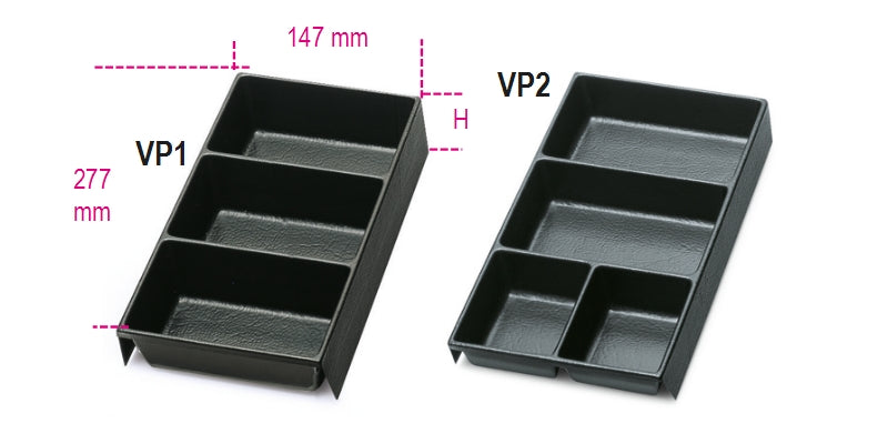 VP2-THERMOFORMED TRAYS FOR SMALL ITEMS