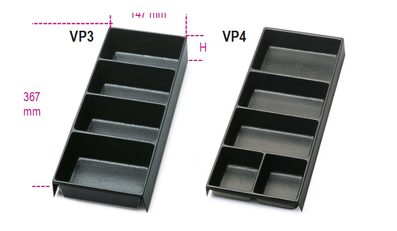 VP3-THERMOFORMED TRAYS FOR SMALL ITEMS