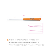1227 4X100-SCREWDRIVERS SLOTTED HEAD