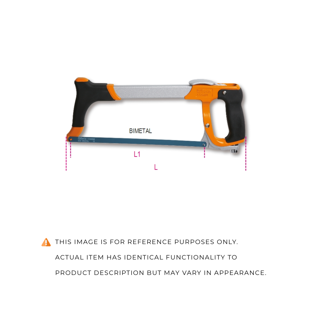 1726 BM/K-HACKSAW FRAME WITH 10 BLADES