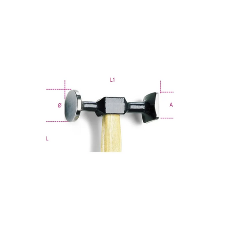 1357 /32-HAMMERS ROUND FLAT-SQUARE FACES